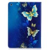 iPad 9.7 Etui Fjärilar på Blått