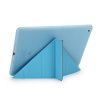 iPad 9.7 Etui PU-skinn TPU Origami Stativ Blå