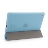 iPad 9.7 Etui PU-skinn TPU Origami Stativ Blå