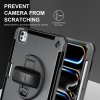 iPad Pro 11 (M4/M5) Deksel Rugged Case Grip Svart