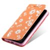 iPhone 11 Pro Etui Glitter Blomstermønster Oransje