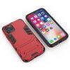 iPhone 11 Pro Max Deksel Armor Stativfunksjon Hardplast Rød