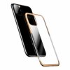 iPhone 11 Pro Max Deksel Glitter Series Hardplast Belagt Gull