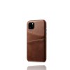 iPhone 11 Pro Max Deksel med To Kortlommer Mörkbrun