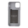 iPhone 11 Pro Max Deksel Sky Slide Inbyggt Kortlomme Sølv