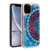 iPhone 11 Pro Deksel Glitter Motiv Blå Mandala