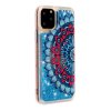 iPhone 11 Pro Deksel Glitter Motiv Blå Mandala