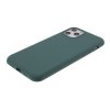 iPhone 11 Pro Deksel i Silikon med Skjermbeskytter Midnight Green