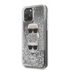 iPhone 11 Pro Deksel Karl & Choupette Glitter Sølv