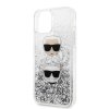 iPhone 11 Pro Deksel Karl & Choupette Glitter Sølv
