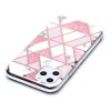 iPhone 11 Pro Deksel Marmor Hvit Rosa