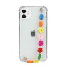 iPhone 11 Deksel med Armbånd Färgglada Blommor