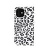 iPhone 12 Mini Etui Leopardmønster Hvit