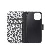 iPhone 12 Mini Etui Leopardmønster Hvit