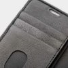 iPhone 12/iPhone 12 Pro Etui Leather Wallet Avtakbart Deksel Svart