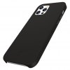 iPhone 12/iPhone 12 Pro Deksel Back Cover Snap Luxe Leather Svart