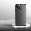 iPhone 12/iPhone 12 Pro Deksel Clear Matte Series Svart