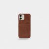 iPhone 12/iPhone 12 Pro Deksel Leather Backcover Brun
