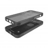 iPhone 12 Mini Deksel Protective Clear Case Svart