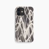iPhone 12 Mini Deksel Plantebasert Graffiti Heart Black White
