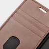iPhone 12 Pro Max Etui Leather Wallet Avtakbart Deksel Brun