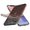 iPhone 12 Pro Max Deksel Liquid Crystal Glitter Rose Quartz