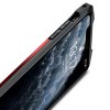 iPhone 12 Pro Max Deksel Gjennomsiktig Bakside Støtsikker Rød