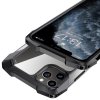 iPhone 12 Pro Max Deksel Gjennomsiktig Bakside Støtsikker Sølv