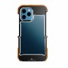 iPhone 12 Pro Max Deksel Wood & Metal Bumper Svart Brun