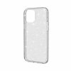 iPhone 12 Mini Deksel Glitter Transparent Sølv