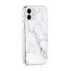 iPhone 12 Mini Deksel Marmor Hvit Grå