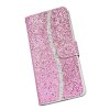 iPhone 13 Etui Glitter Stripe Rosa