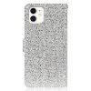 iPhone 13 Etui Glitter Stripe Sølv