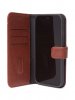 iPhone 13 Etui Leather Detachable Wallet Chocolate Brown