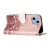 iPhone 13 Mini Etui Motiv Rosa Glitter