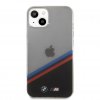 iPhone 13 Mini Deksel Tricolor Stripe Transparent Svart