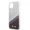 iPhone 13 Mini Deksel Tricolor Stripe Transparent Svart