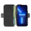 iPhone 13 Pro Etui Leather PhoneWallet Svart