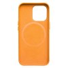 iPhone 13 Pro Max Deksel Ekte Skinn MagSafe Oransje
