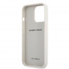 iPhone 13 Pro Max Deksel Real Carbon Metal Logo Sølv