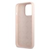 iPhone 13 Pro Max Deksel Silicone Metal Logo 4G Light Pink