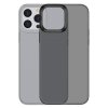 iPhone 13 Pro Max Deksel Simple Series Transparent Svart