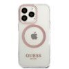 iPhone 13 Pro Max Deksel Transparent MagSafe Rosa Transparent