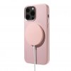iPhone 13 Pro Deksel Leather Backcover Powder Pink