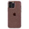 iPhone 13 Pro Deksel Liquid Crystal Glitter Rose Quartz