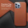 iPhone 13 Pro Deksel Metro Leather MagSafe Brun