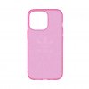 iPhone 13 Pro Deksel Protective Clear Case Glitter Rosa