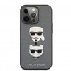 iPhone 13 Pro Deksel Saffiano Sølv