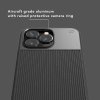 iPhone 13 Pro Deksel Split Wood Fibre MagSafe Carbon Black