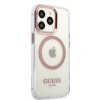 iPhone 13 Pro Deksel Transparent MagSafe Rosa Transparent